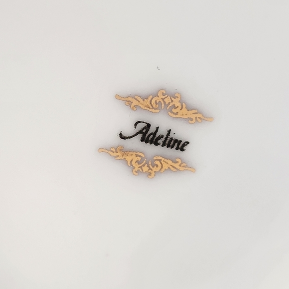 Adeline Porcelain Tea/Coffee Cup and Saucer Collectors Set of 2 - Picture 8 of 8